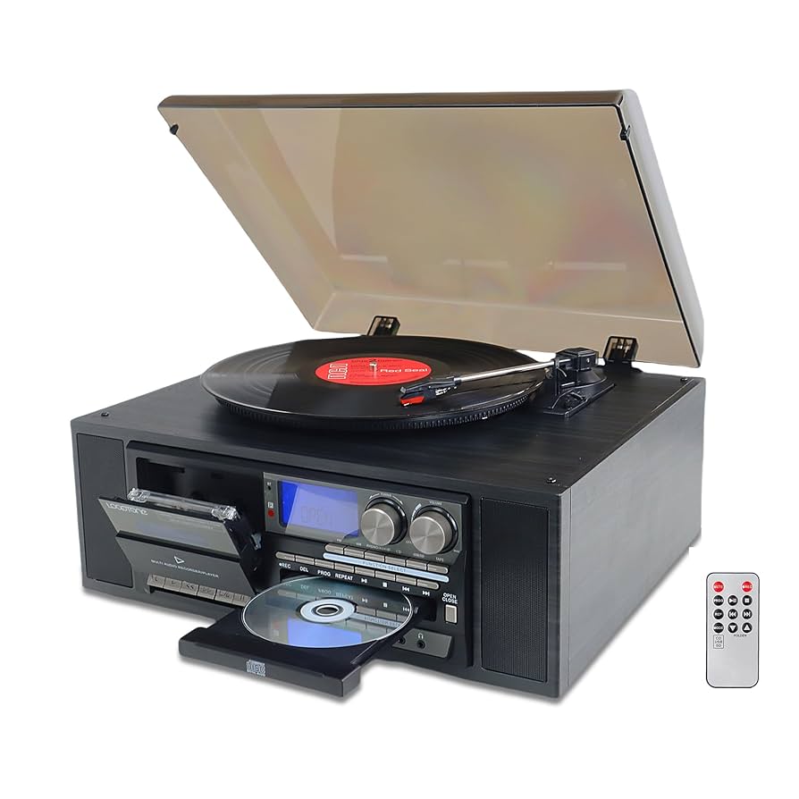 ミュージック Hfdcvv Amazon.com: LoopTone Vinyl Record Player 10 in 1 3 Speed